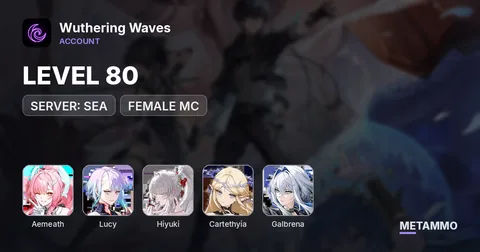 LEVEL 80 | S6 AEMEATH | S6 LUCY | S6 HIYUKI | S6 CARTETHYIA | S6 GALBRENA | SERVER: SEA | FEMALE MC