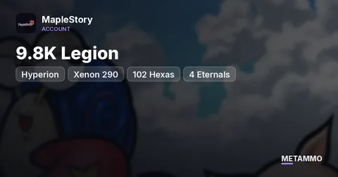 Hyperion | Xenon 290 | 9.8K Legion | 102 Hexas | 4 Eternals