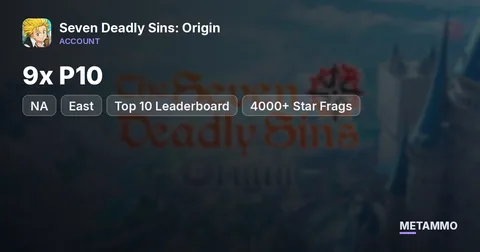 NA East | 9x P10 | Derieri Gowther Merlin Elizabeth Escanor Ban | Top 10 Leaderboard | 4000+ Star Frags