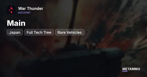 Japan Main | Full Tech Tree | Rare Vehicles