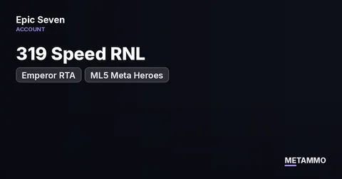 Emperor RTA | 319 Speed RNL | ML5 Meta Heroes