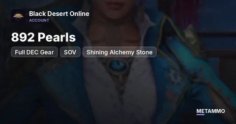 892 Pearls | Full DEC Gear | SOV + Shining Alchemy Stone