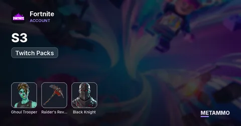 114 OG Ghoul + OG Raiders + Black Knight + S3 + Twitch Packs