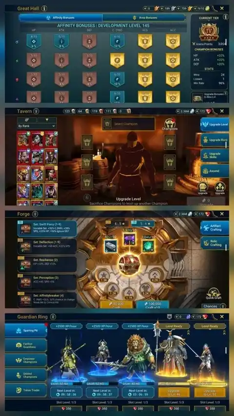 Level 100 | 5 Mythical Champions | 12.8M Power - Raid: Shadow Legends account screenshot 2