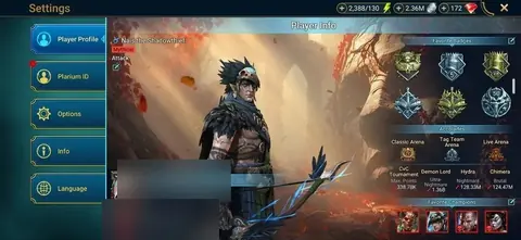 Level 100 | 5 Mythical Champions | 12.8M Power - Raid: Shadow Legends account screenshot 3