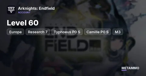 EU | Level 60 | Research 7 | Typhoeus P0 S, Camille P0 S (M3), Arcane P0 S (M3), Mi Fu P0 S (M3), Zhuang Fangyi P2 S (M3)