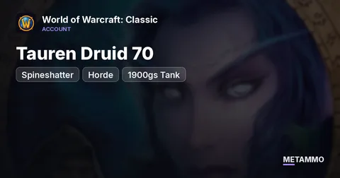 Spineshatter - Tauren Druid 70 ■ Horde ■ 1900gs Tank