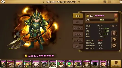 2LD Lucifer + Jullianne | Leo + Lushen + Tetsuya | Global - Summoners War account screenshot 2