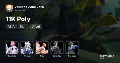 [ASIA] M6 Ramielle + Sign | Velina, Zhao, Jane Doe, Zhu Yuan | 11K Poly | Unset