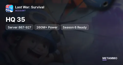 Server 867-927 | HQ 35 | 260M+ Power | Season 6 Ready