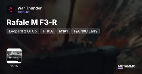 Rafale M F3-R | Leopard 2 OTCo | F-16A + M1A1 | F/A-18C Early