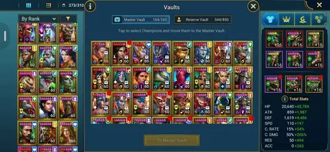 Endgame Account | Meta Champions | Progression Ready - Raid: Shadow Legends account screenshot 3