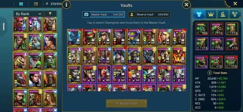 Endgame Account | Meta Champions | Progression Ready - Raid: Shadow Legends account screenshot 4