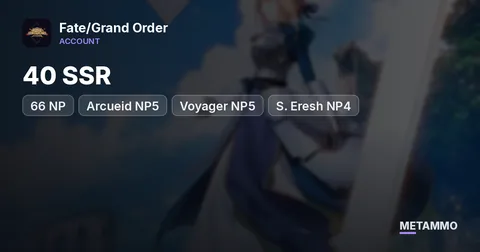 40 SSR | 66 NP | Arcueid NP5, Voyager NP5, S. Eresh NP4