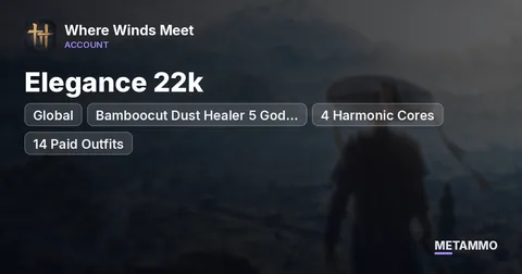 Global | Elegance 22k | Bamboocut Dust Healer 5 God Stats | 4 Harmonic Cores | 14 Paid Outfits