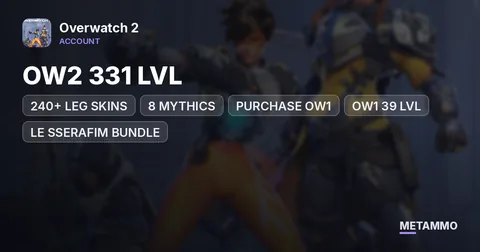 OW2 331 LVL | 240+ LEG SKINS | 8 MYTHICS | PURCHASE OW1 | OW1 39 LVL | LE SSERAFIM BUNDLE | EXO-FAUNA MEGA BUNDLE | KIRIKO 2*