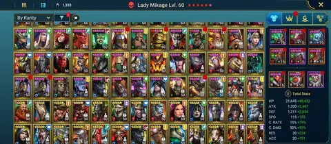 Lvl 100 | 19.9M Power | 181 Legendary + 1 Mythic | 550+ Epic - Raid: Shadow Legends account screenshot 1