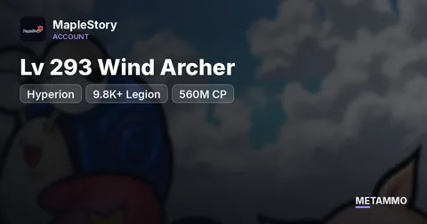 Hyperion | Lv 293 Wind Archer | 9.8K+ Legion | 560M CP