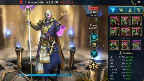 29 Mythicals | Double Nais, Theodosia, Galathir, Solanar - Raid: Shadow Legends account screenshot 4