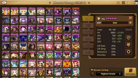 7 LD5s | Tian Lang + Seimei + Elena | 10K Crystals - Summoners War account screenshot 4