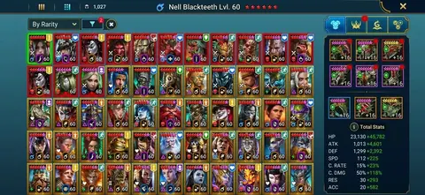 14 Mythical | 20M Power | Nais, Joan, Theodosia, Arbais | 6 Mythical Relics - Raid: Shadow Legends account screenshot 1