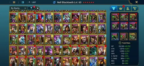 14 Mythical | 20M Power | Nais, Joan, Theodosia, Arbais | 6 Mythical Relics - Raid: Shadow Legends account screenshot 2