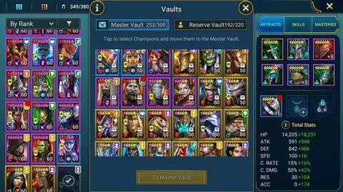 20.5M Power | +4 Kymar (3 copies) | 4 Duchess | Mikage Cardiel Trunda | 200+ Legendaries - Raid: Shadow Legends account screenshot 2
