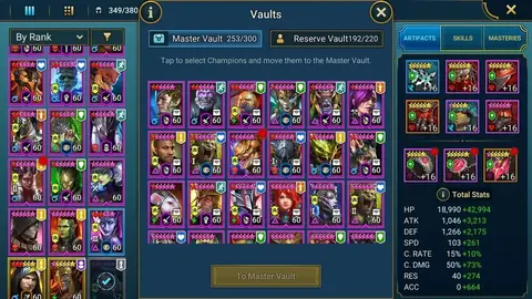 20.5M Power | +4 Kymar (3 copies) | 4 Duchess | Mikage Cardiel Trunda | 200+ Legendaries - Raid: Shadow Legends account screenshot 3