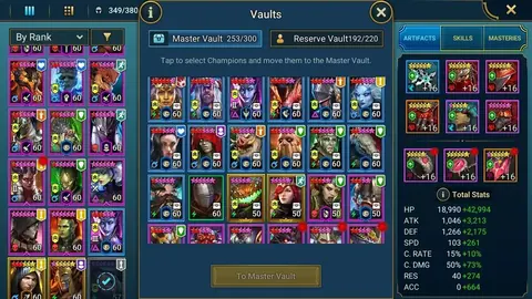 20.5M Power | +4 Kymar (3 copies) | 4 Duchess | Mikage Cardiel Trunda | 200+ Legendaries - Raid: Shadow Legends account screenshot 4