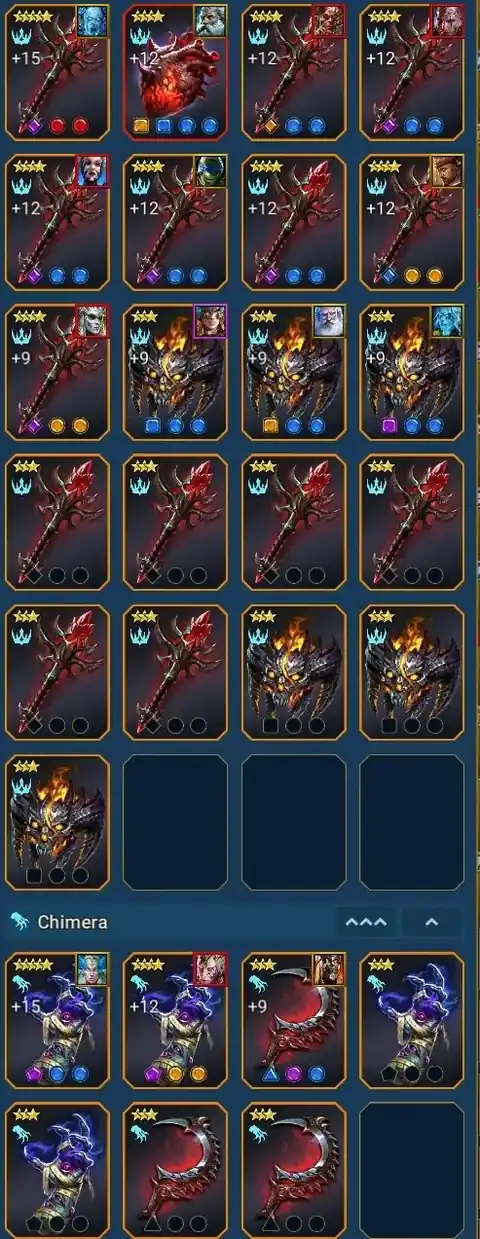 6* Tekteon Galathir Krixia Titus | Wixwell Siphi | Rotos Noelle Nicholas - Raid: Shadow Legends account screenshot 2