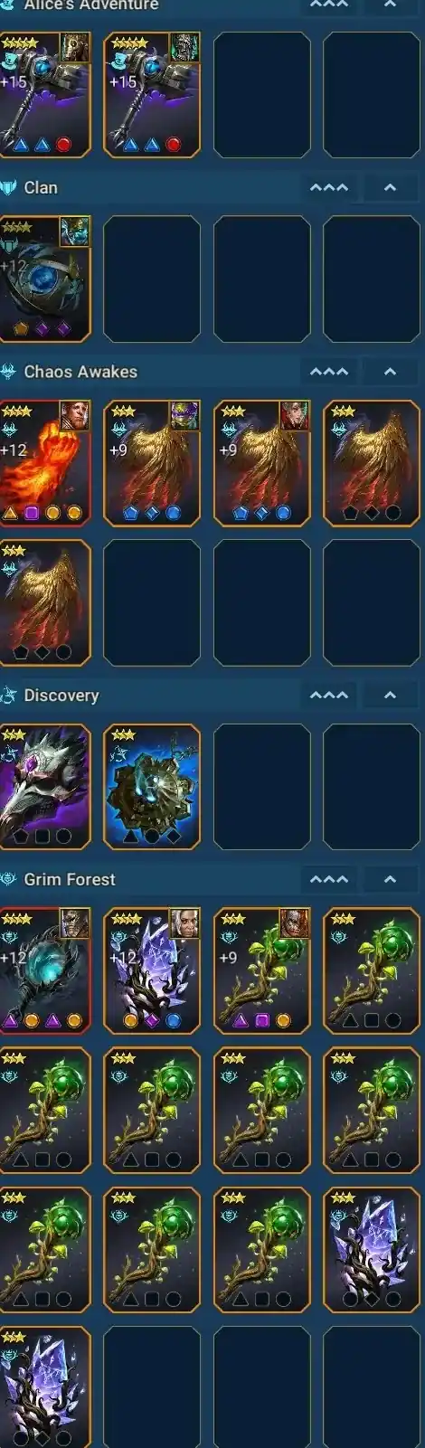 6* Tekteon Galathir Krixia Titus | Wixwell Siphi | Rotos Noelle Nicholas - Raid: Shadow Legends account screenshot 3