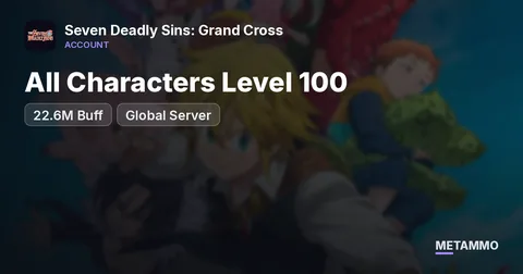 All Characters Level 100 | 22.6M Buff | Global Server