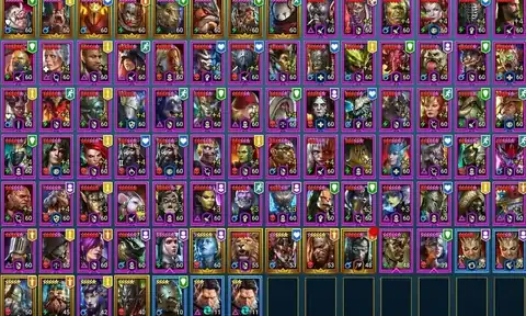 Level 100 | 37M Power | 9 Mythical | 286 Legendary Champions - Raid: Shadow Legends account screenshot 3
