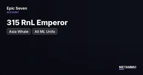 Asia Whale | All ML Units | 315 RnL Emperor