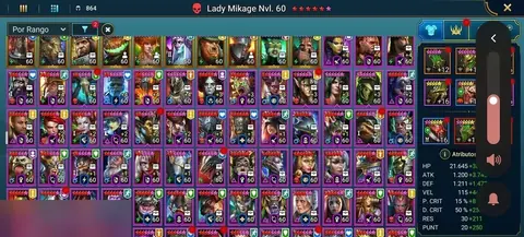 5 Mythics | Lady Mikage + Karnage | Great Hall 222 | 1-Key UNM | 255M Chimera | 100+ Lv60 - Raid: Shadow Legends account screenshot 4