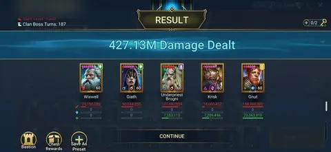 Level 100 | 20M Power | UNM Demon Lord 1-Key | Gold Arena - Raid: Shadow Legends account screenshot 4