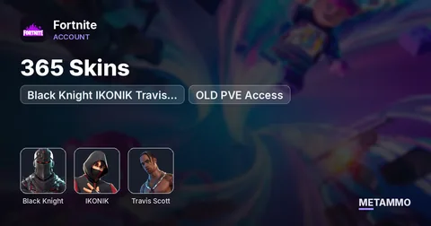 365 Skins - Black Knight IKONIK Travis Scott - OLD PVE Access - PC