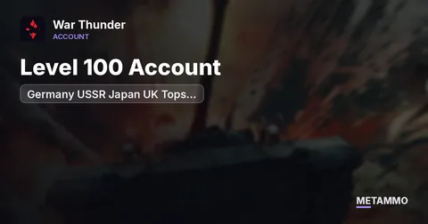 Level 100 Account | Germany USSR Japan UK Tops Nation