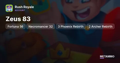 Zeus 83 | Fortuna 56 | Necromancer 32 | 3 Phoenix Rebirth | 2 Archer Rebirth