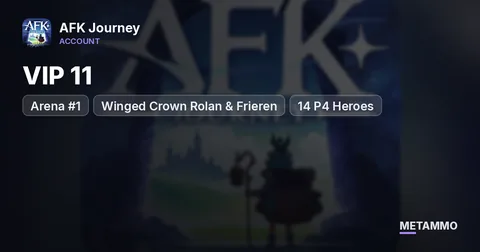 Arena #1 | Winged Crown Rolan & Frieren | 14 P4 Heroes | VIP 11
