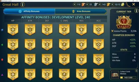 11 Mythicals | 47M Power | 330+ Legendaries - Raid: Shadow Legends account screenshot 1