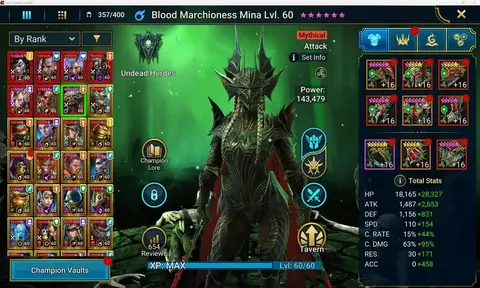22M Power | 8 Mythical | 200+ Legendaries | Galathir, Toshiro, Calamitus, 4 Turtles, Marius, Siphi, Hegemon, Gnut, Fabian - Raid: Shadow Legends account screenshot 2