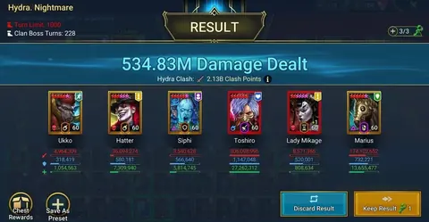 22M Power | 8 Mythical | 200+ Legendaries | Galathir, Toshiro, Calamitus, 4 Turtles, Marius, Siphi, Hegemon, Gnut, Fabian - Raid: Shadow Legends account screenshot 4