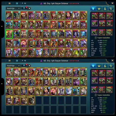 55.2PP Level 29 | 519 Legendaries | Tekton Solanar | 472 Speed Krix - Raid: Shadow Legends account screenshot 1