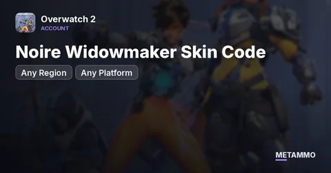 Noire Widowmaker Skin Code | Any Region | Any Platform