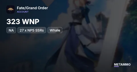 323 WNP | 27 x NP5 SSRs | NA Server | Whale