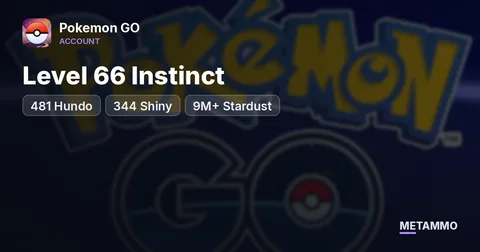 Level 66 Instinct | 481 Hundo | 344 Shiny | 9M+ Stardust