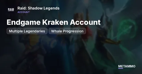 Endgame Kraken Account | Multiple Legendaries | Whale Progression