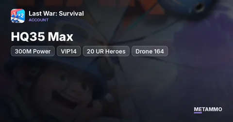 HQ35 Max | 300M Power | VIP14 | 20 UR Heroes | Drone 164