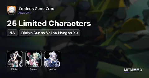 NA | 25 Limited Characters | Dialyn Sunna Velina Nangon Yu
